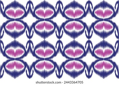 color Ikat seamless pattern design
