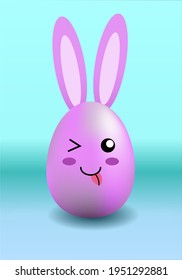 color illustration, Easter egg, emoji