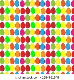 Color illustration of Easter egg. Vector