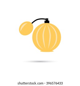 Color illustration of parfume icon