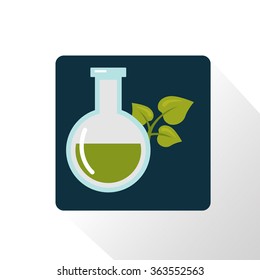 Color illustration of plant fertilization
