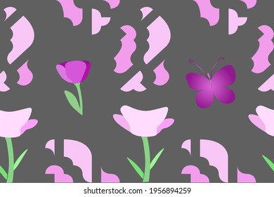 color illustration, seamless endless pattern