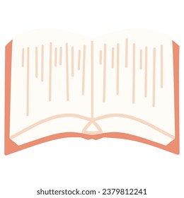 Color illustration of a simply deformed open book