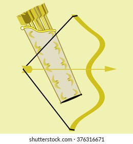 color image of the bow and arrow