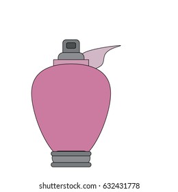 color image cartoon bottle fragrance cosmetic