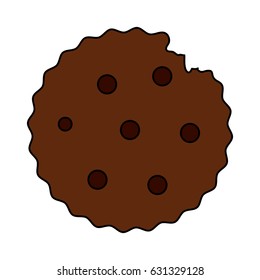 color image cartoon cookie snack food