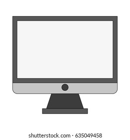 color image cartoon square lcd monitor screen