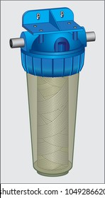 color image of the device for purification of drinking water
