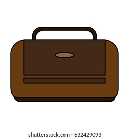 color image executive bag with handle
