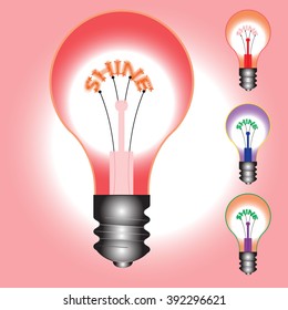 color image of the light bulb