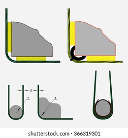 color image mounts for loading crane