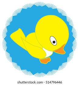 Color image of a small duckling
