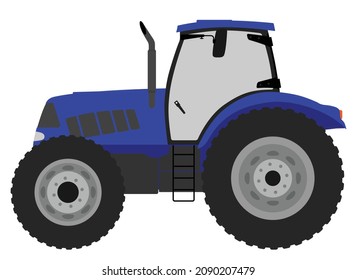 Color image of a tractor on a white background.