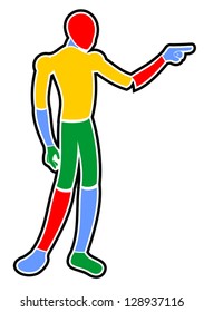 Color imagination human