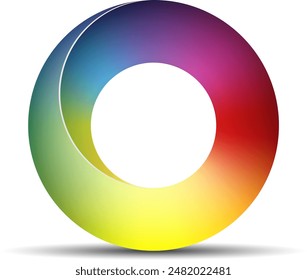 Color impossible style gradient symbol