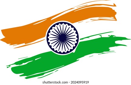 The  color of the india national flag vector model design