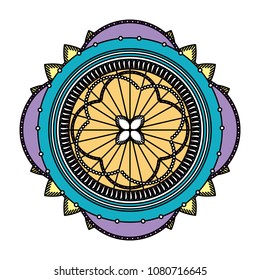 color indian ornament mandala decoration style