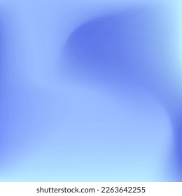Color Indigo Light Vibrant Blurred Gradient Backdrop. Bright Wavy Vivid Dark Fluid Wallpaper. Water Ocean Cold Blue Sky Smooth Surface. Colorful Dynamic Liquid Pastel Curve Swirl Gradient Mesh.