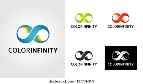 Color Infinity Logo Template Set