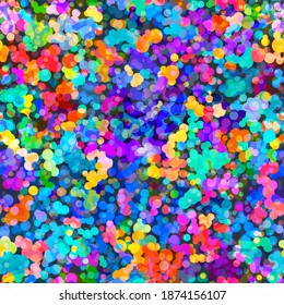 El fondo de la tinta de color se desliza sin problemas. Dibujando en la escuela. Luminosa ilustración de verano con puntos. Patrón sin inconvenientes para papel de pared, rellenos de patrones, fondo de página web, texturas superficiales.