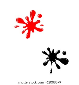 Color ink drops