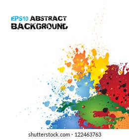 Colores de tinta, fondo grueso