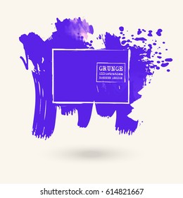color ink spots, light background. vector illustration