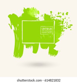 color ink spots, light background. vector illustration