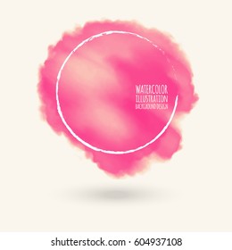 color ink spots, white background. vector illustration