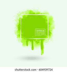 color ink spots, white background. vector illustration