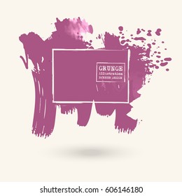 color ink spots, white background. vector illustration
