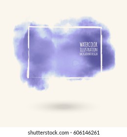color ink spots, white background. vector illustration