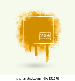 color ink spots, white background. vector illustration