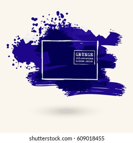 color ink spots, white background. vector illustration