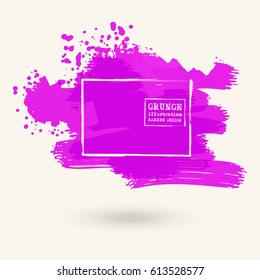 color ink spots, white background. vector illustration