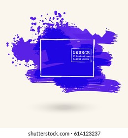 color ink spots, white background. vector illustration