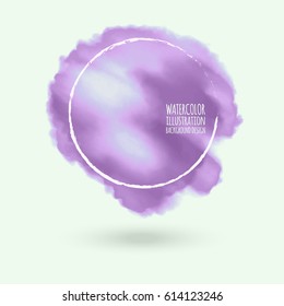 color ink spots, white background. vector illustration