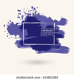 color ink spots, white background. vector illustration