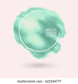 color ink spots, white background. vector illustration
