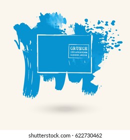 color ink spots, white background. vector illustration