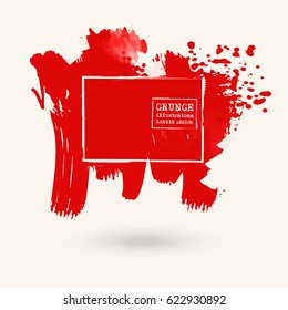 color ink spots, white background. vector illustration