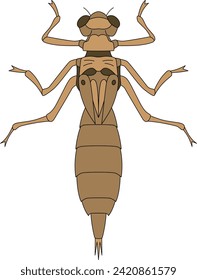 Icono de un solo elemento de insectos de color Yago