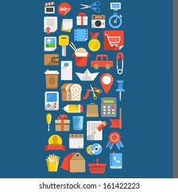 Color interface icons background