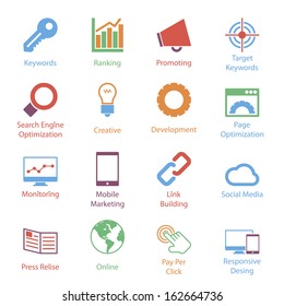 Color Internet Marketing Icons Vol 1