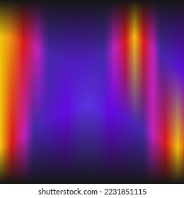 Color interpolation north light gradient illustration