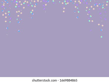 Color Invitation Splash Design. Round Invitation. Confetti Carnival Card. Color Abstract Design.