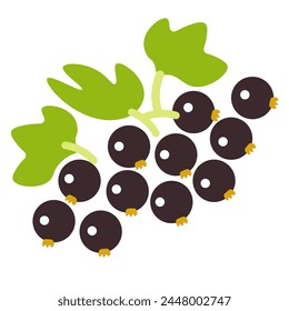 color baya aislada en estilo de forma plana en Vector. Imagen de alimentos ecológicos saludables naturales. Plantilla para diseño de decoración de impresión de póster de pegatina de logotipo