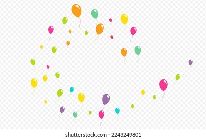 Color Jubilee Inflatable Ball Vector Fondo transparente. Celebra el diseño de Baloon. Banner realista rojo y verde y amarillo. Ilustración De Balón Con Glosy.