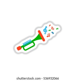 color label design collection of musical instrument