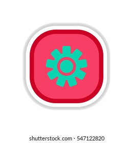 color label design vector icon design button music settings